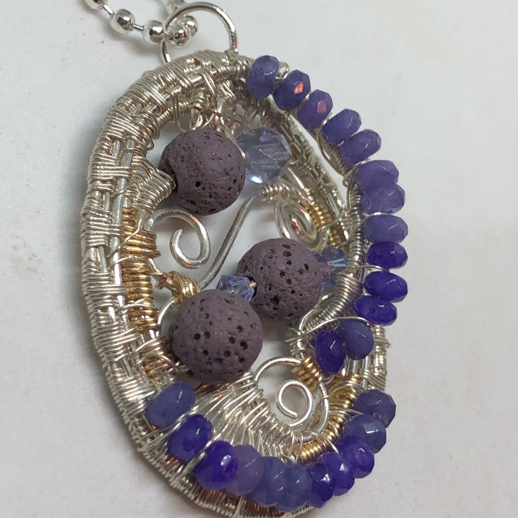 Clearance//Wire Wrapped Necklace